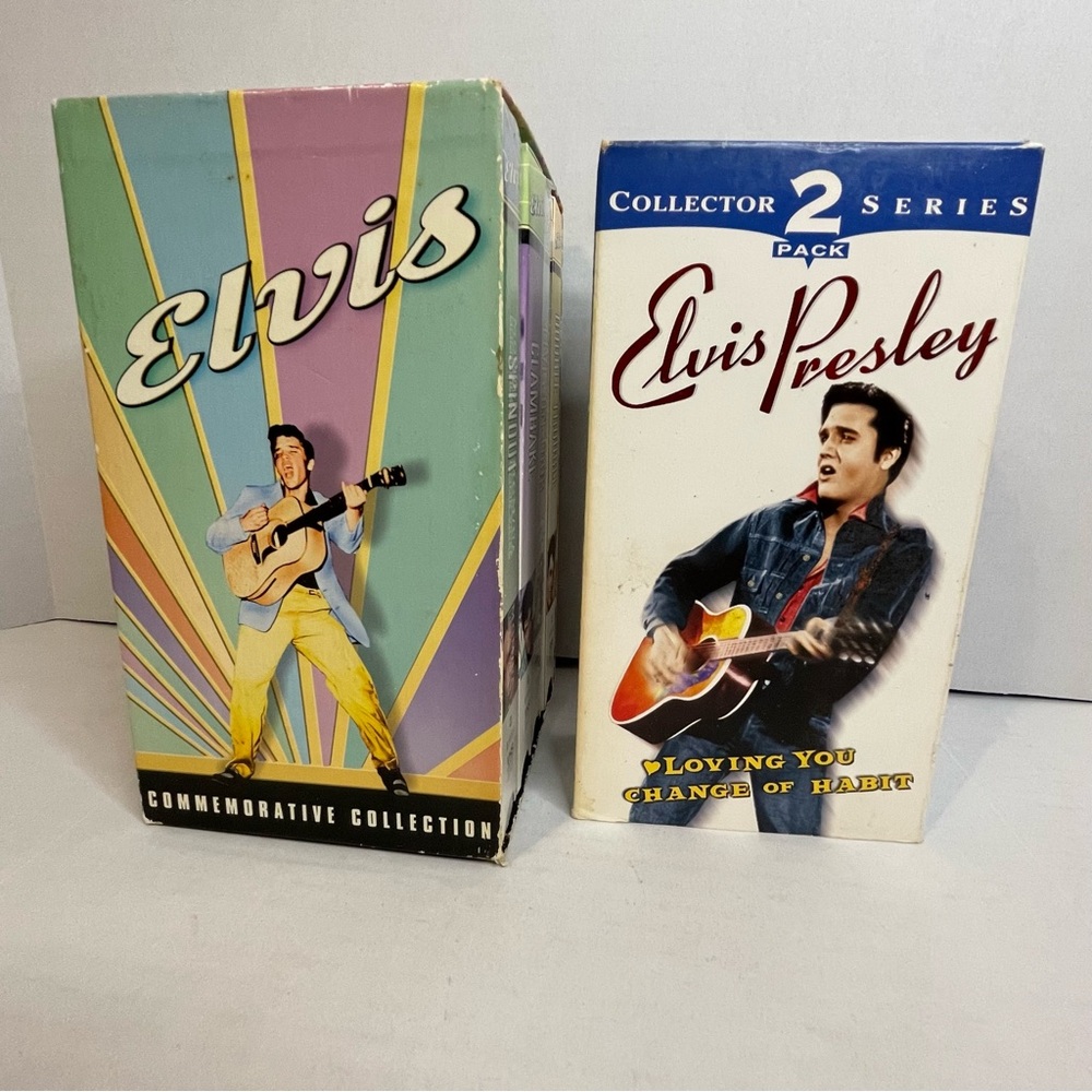 ELVIS PRESLEY VHS BOX SETS Commemorative Collection The Presley Pack Music King